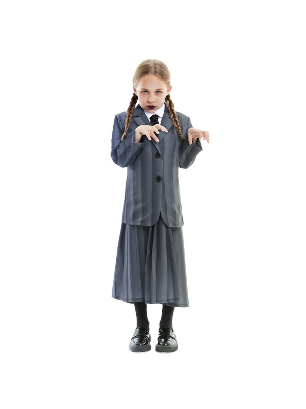 Disfraz uniforme Miércoles para infantil