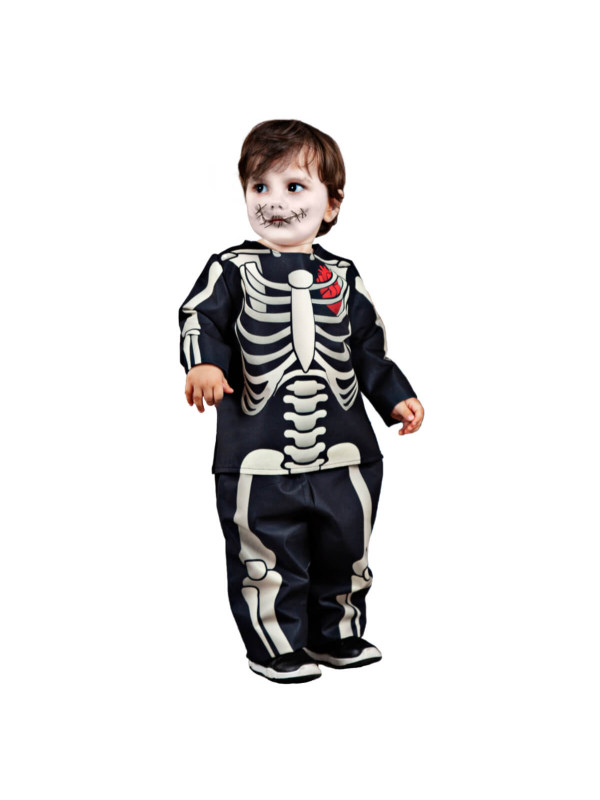 Disfraz esqueleto para bebé