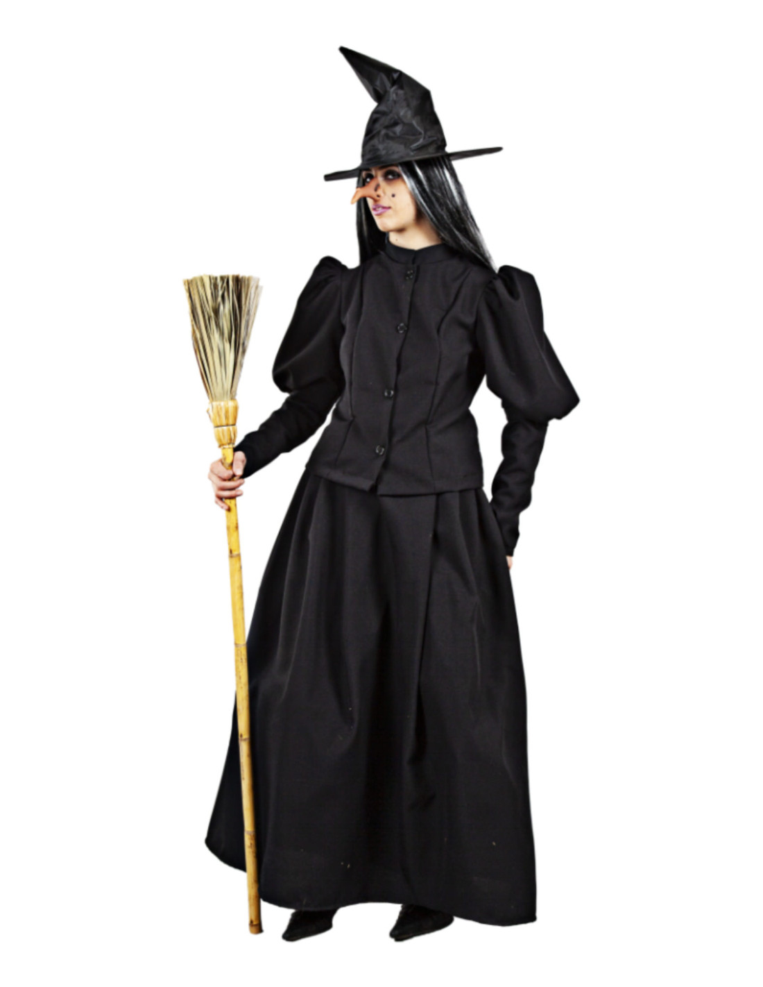 Disfraz Fantasma Bruja Mujer Halloween Talles Especiales Xl