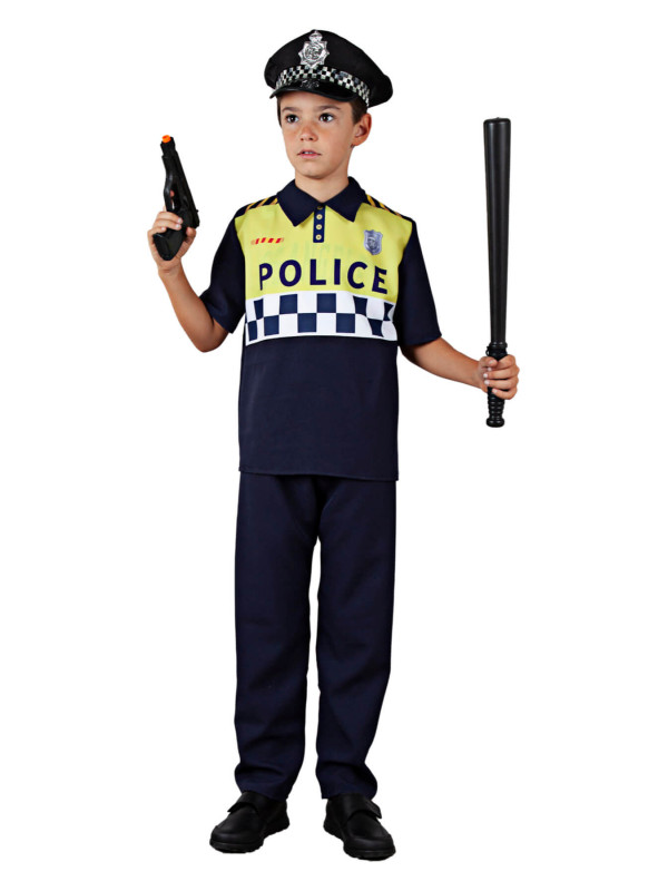 Disfraz Policía local para niña