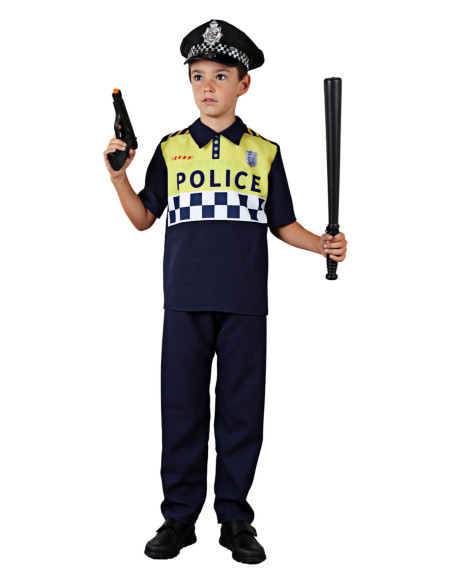 Disfraz de policía para niños. Entrega 24h