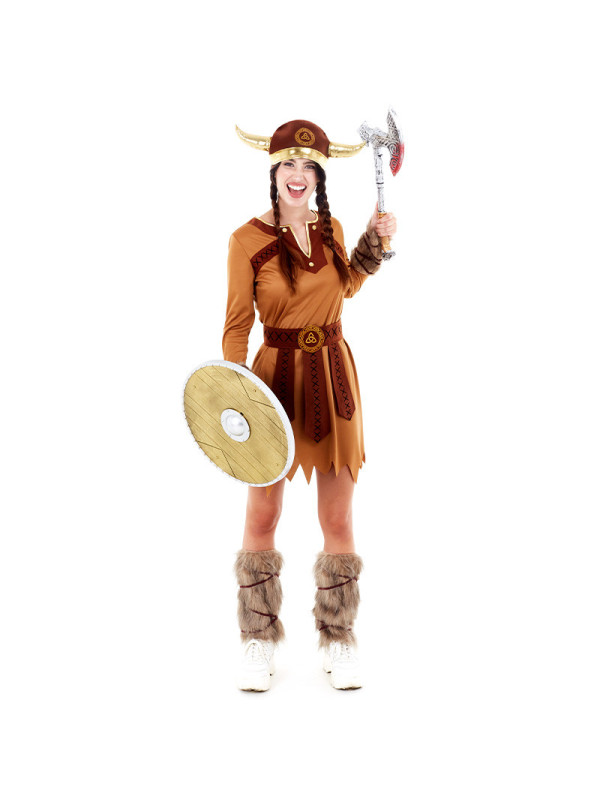 Disfraz vikinga de mujer