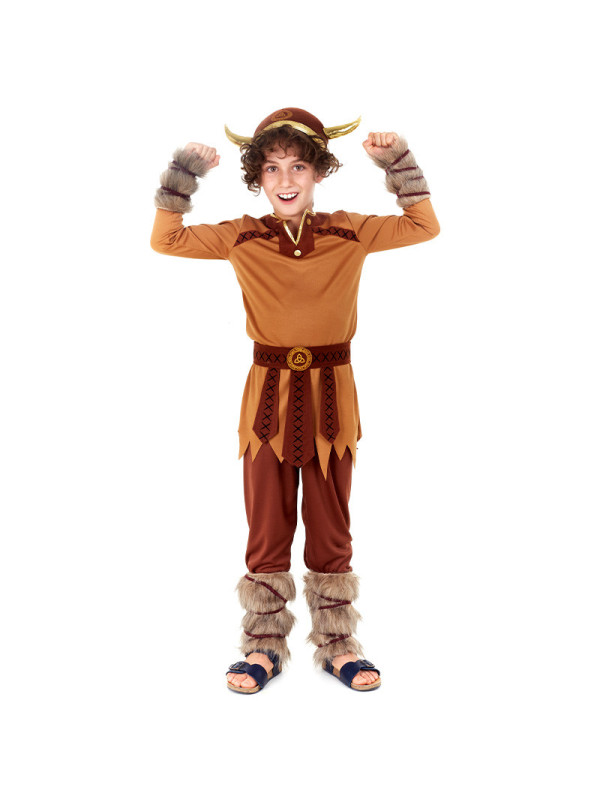 Disfraz vikingo de niño