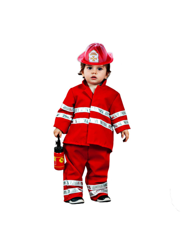 Disfraz bombero para bebé