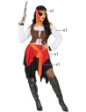 Disfraz piratesa para mujer