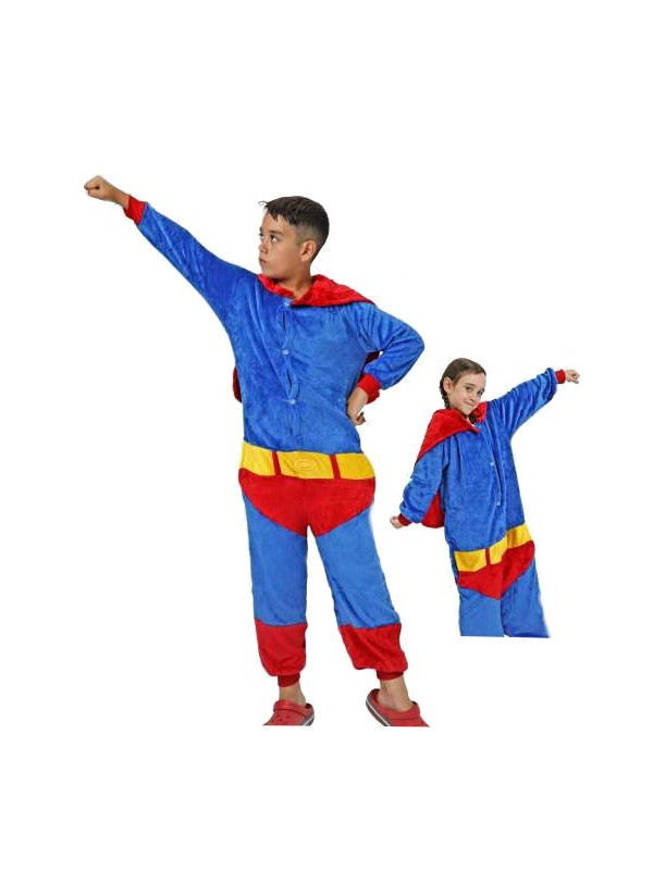 Kigurumi pijama Super Man infantil
