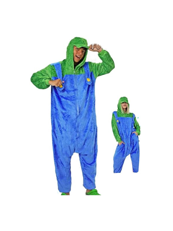 Kigurumi pijama Luigi adulto