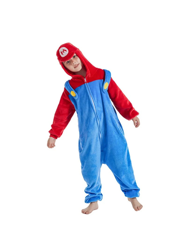 Kigurumi pijama Mario infantil