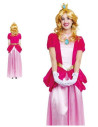 Disfraz princesa Peach para mujer