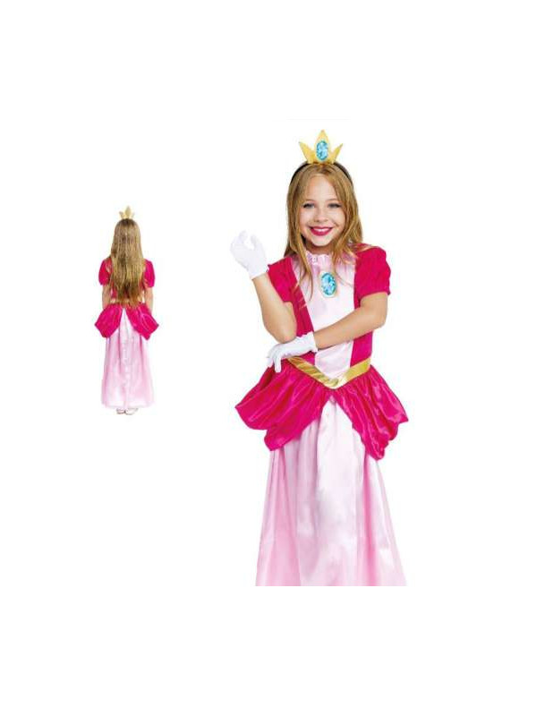 Disfraz princesa Peach para niña