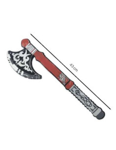 Hacha Vikinga con Sangre de juguete de 50 cm