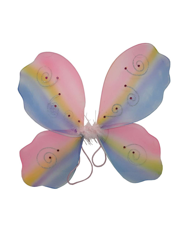 Alas de mariposa arco iris