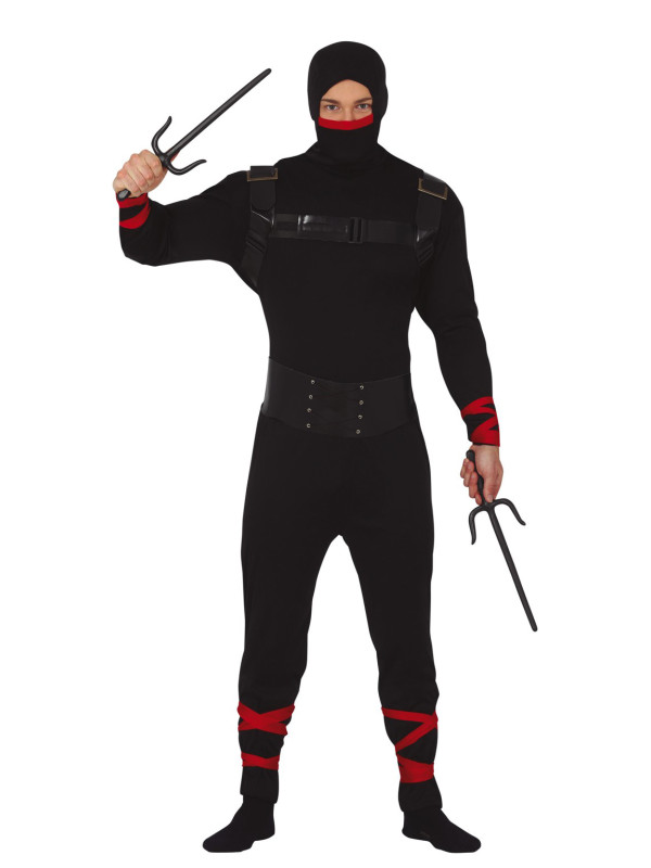 Disfraz ninja samurai adulto