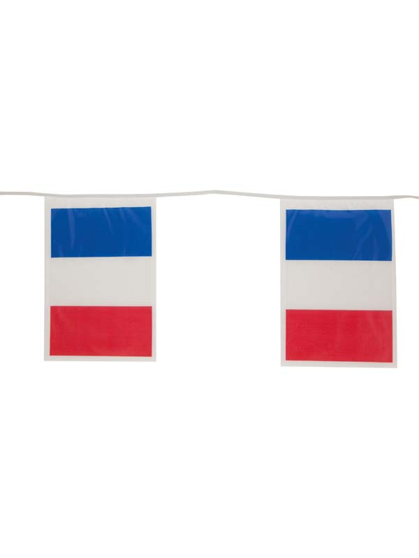 Bandera Francia de plástico