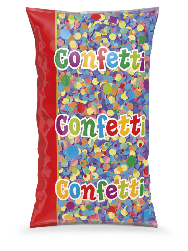 Bolsa de Confetti multicolor