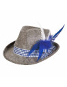 Sombrero tiroles azulado