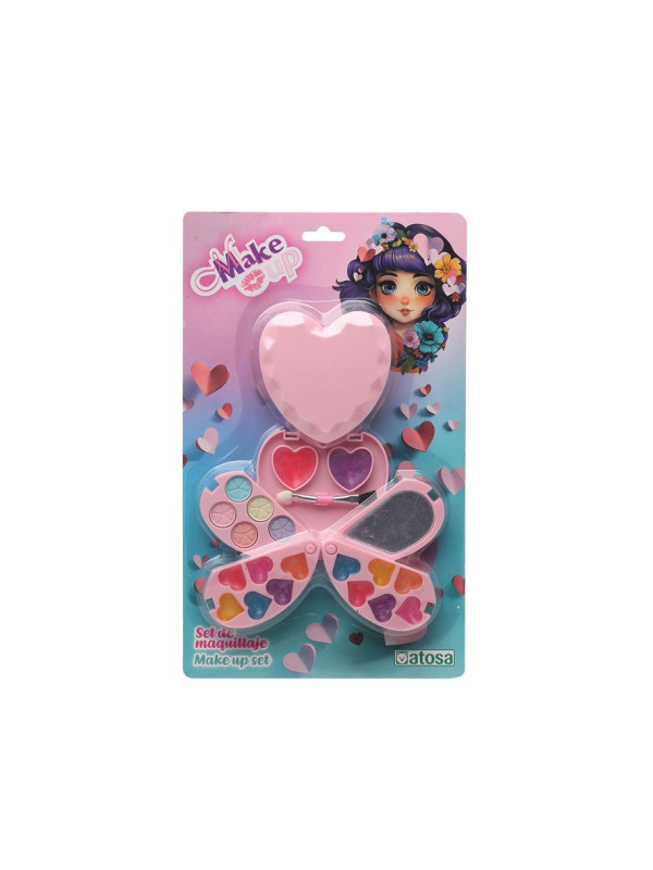 Estuche de maquillaje corazón