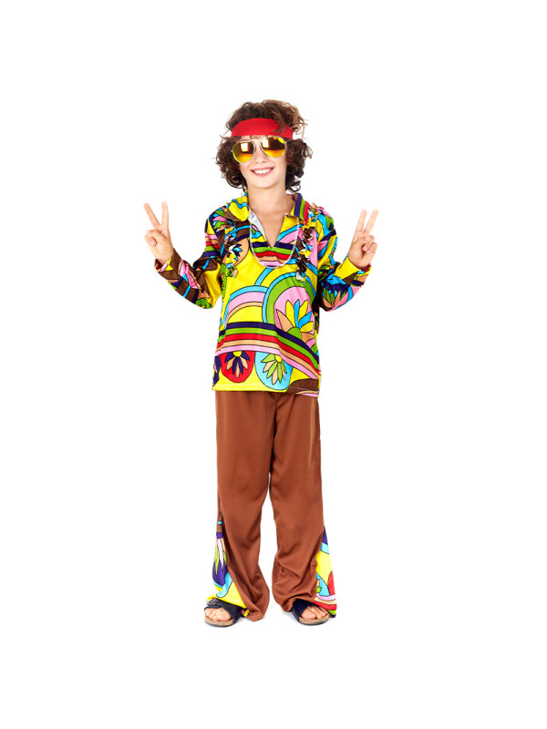 Disfraz hippie boy infantil