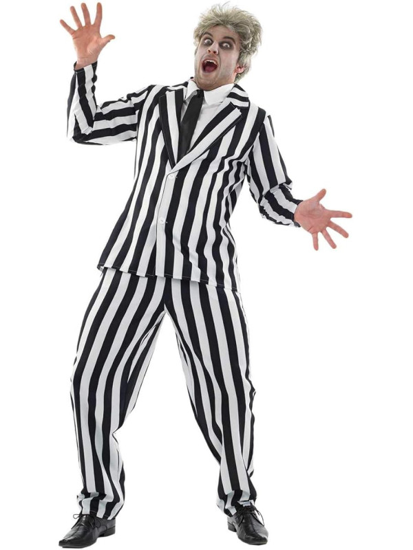 Disfraz Beetlejuice adulto sencillo