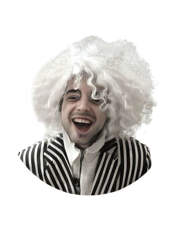 Peluca crazy beetlejuice