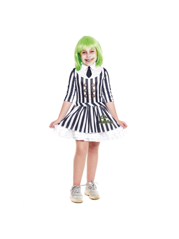 Disfraz vestido Phantom Beetlejuice niña